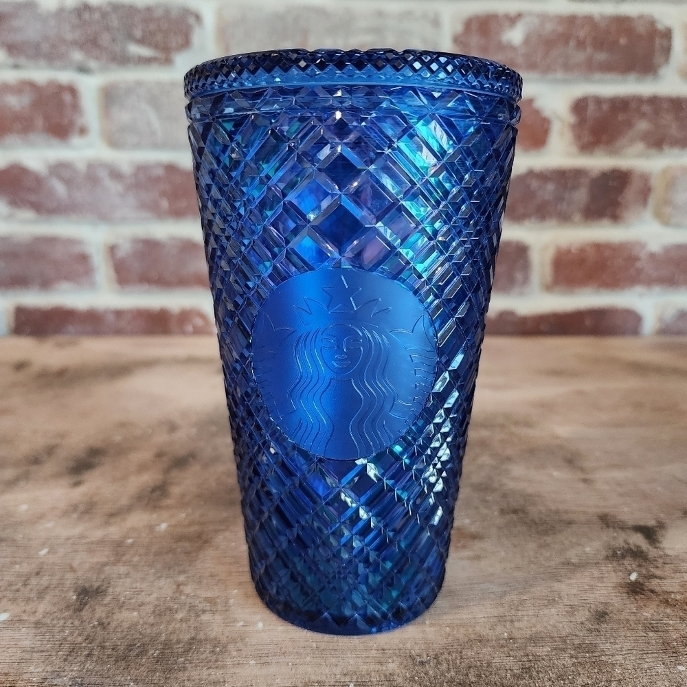 Starbucks Blue jeweled Tumbler Cup 16oz